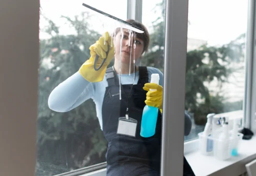 Nettoyage de vitres intérieures et extérieures à Muneville-le-Bingard